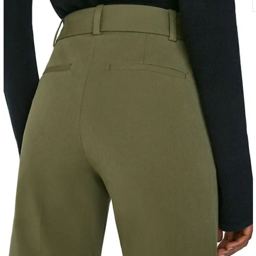 FRAME Le Crop Palazzo Trousers - Fatigues size 0 $298 - Picture 3 of 12